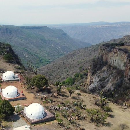 El Gato Glamping Con Vista A Prismas Basalticos 호텔 우아스카 데 오캄포 외부 사진