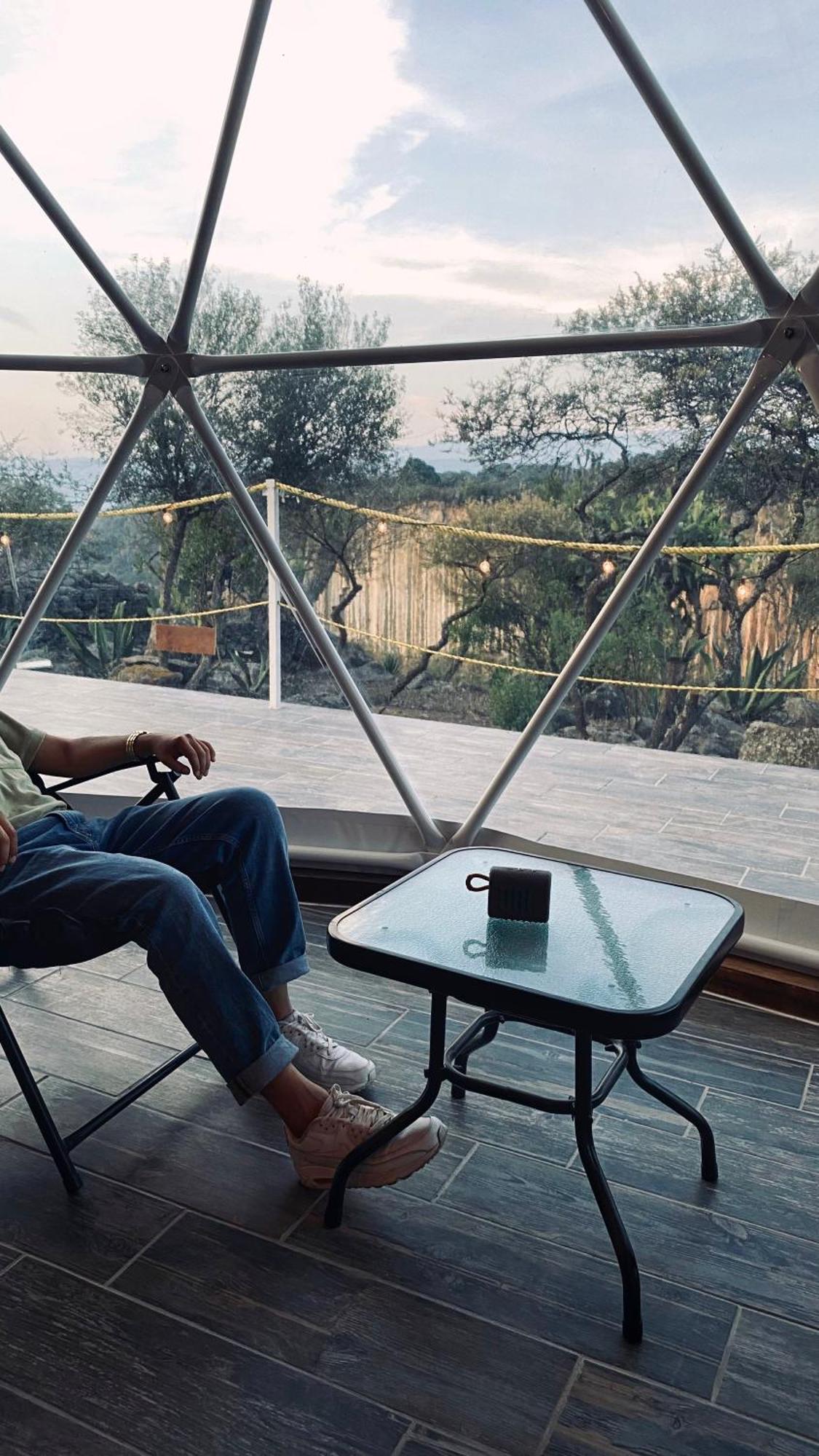 El Gato Glamping Con Vista A Prismas Basalticos 호텔 우아스카 데 오캄포 외부 사진