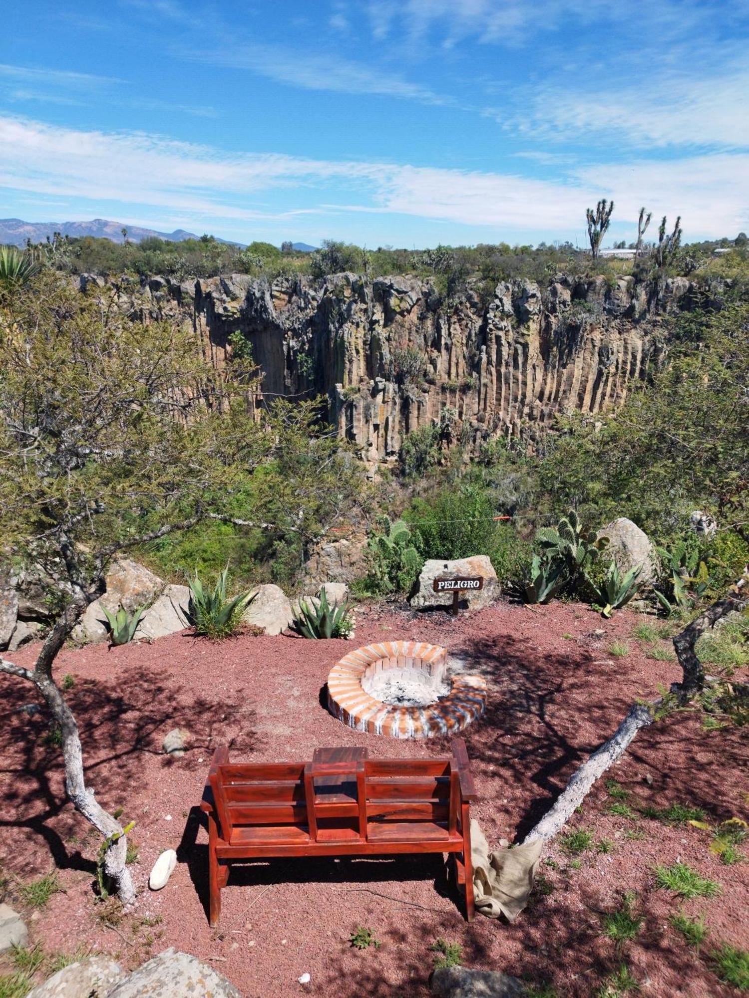 El Gato Glamping Con Vista A Prismas Basalticos 호텔 우아스카 데 오캄포 외부 사진
