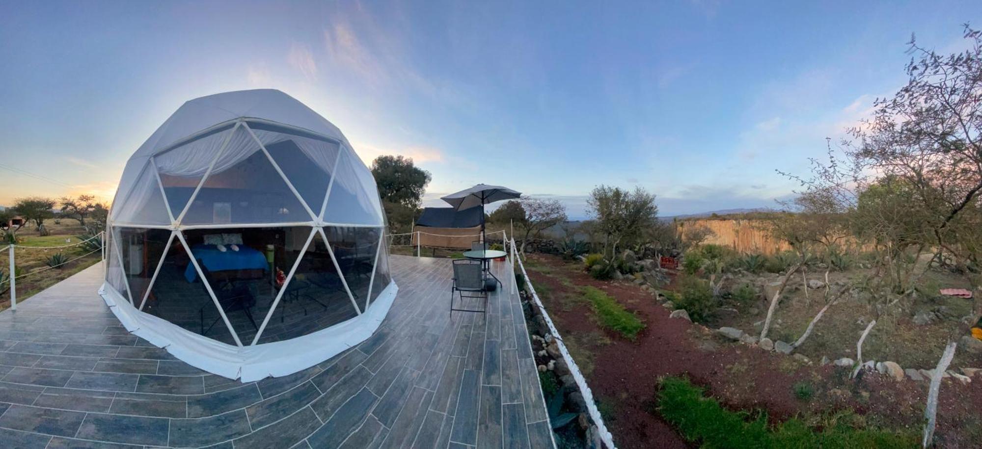 El Gato Glamping Con Vista A Prismas Basalticos 호텔 우아스카 데 오캄포 외부 사진