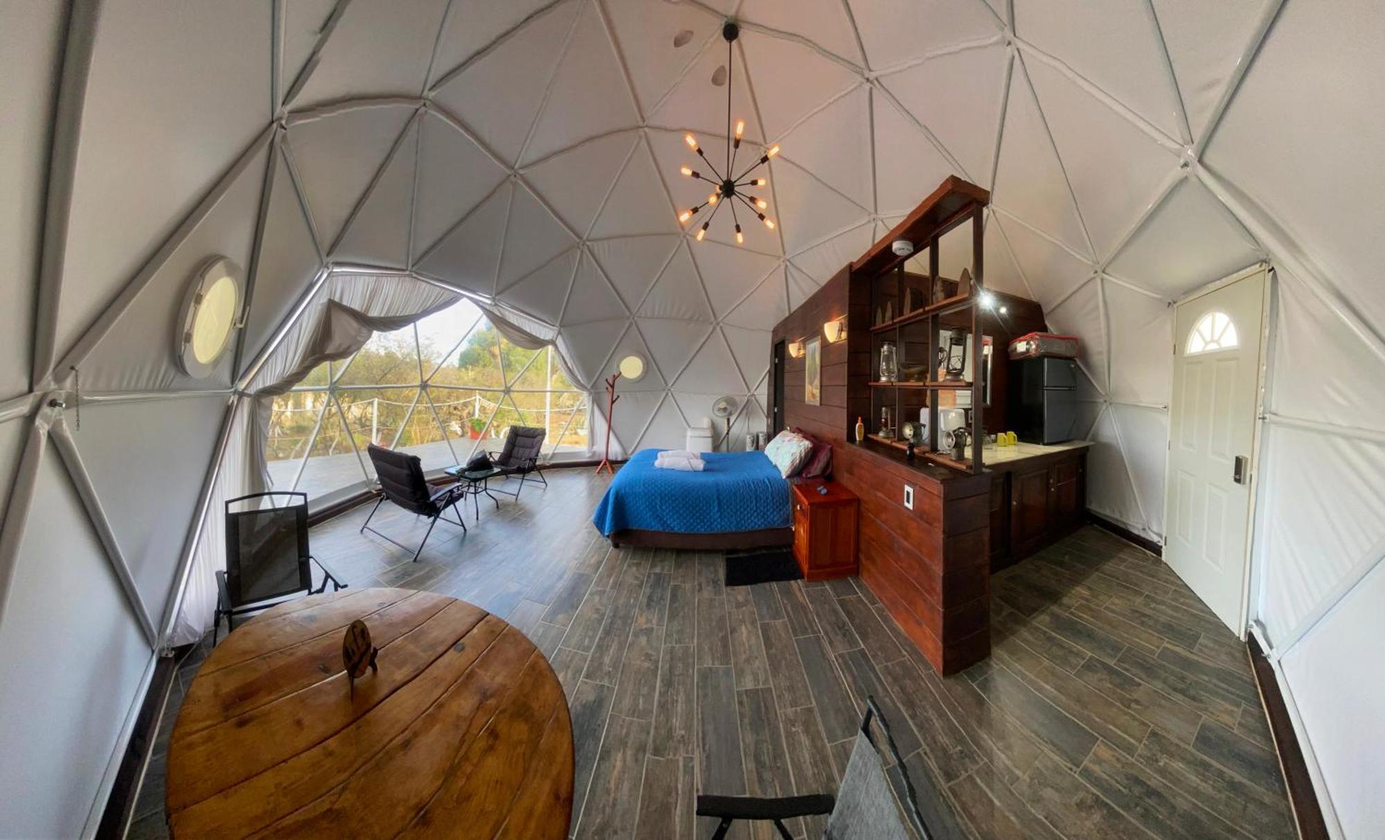 El Gato Glamping Con Vista A Prismas Basalticos 호텔 우아스카 데 오캄포 외부 사진