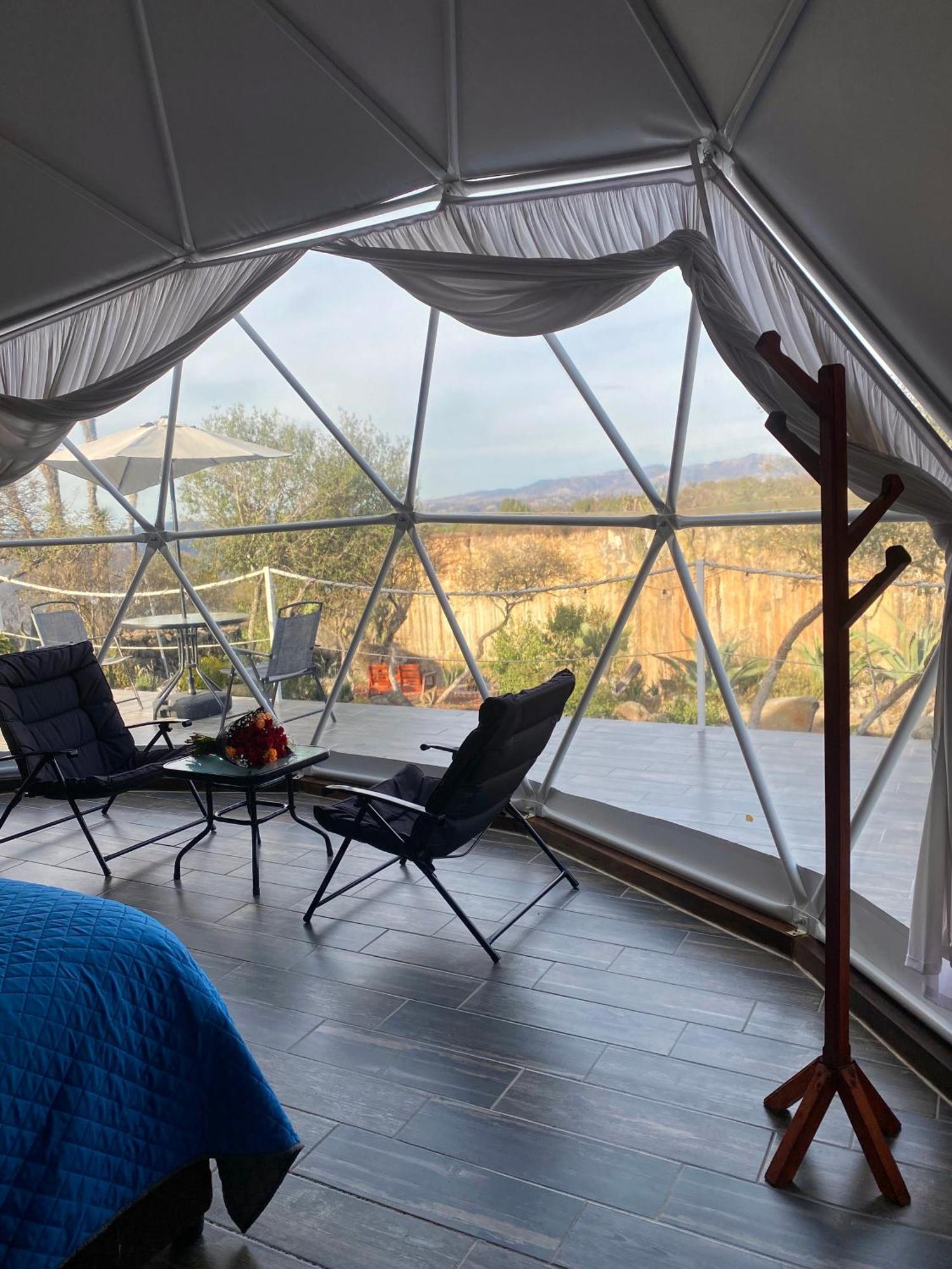 El Gato Glamping Con Vista A Prismas Basalticos 호텔 우아스카 데 오캄포 외부 사진