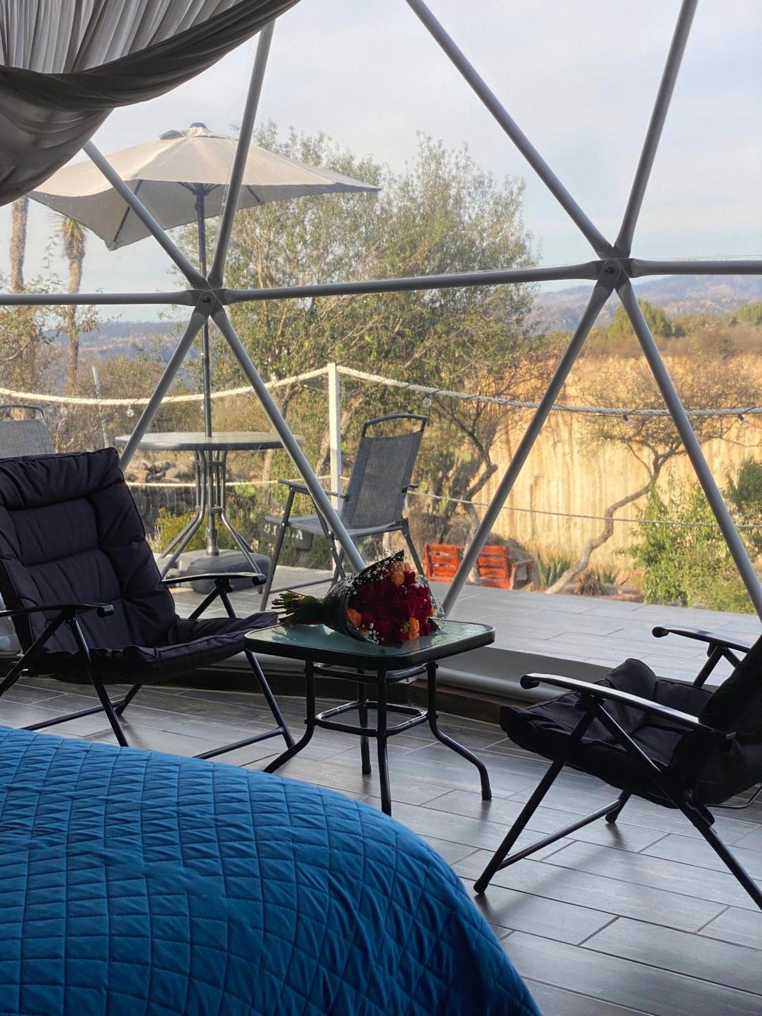 El Gato Glamping Con Vista A Prismas Basalticos 호텔 우아스카 데 오캄포 외부 사진