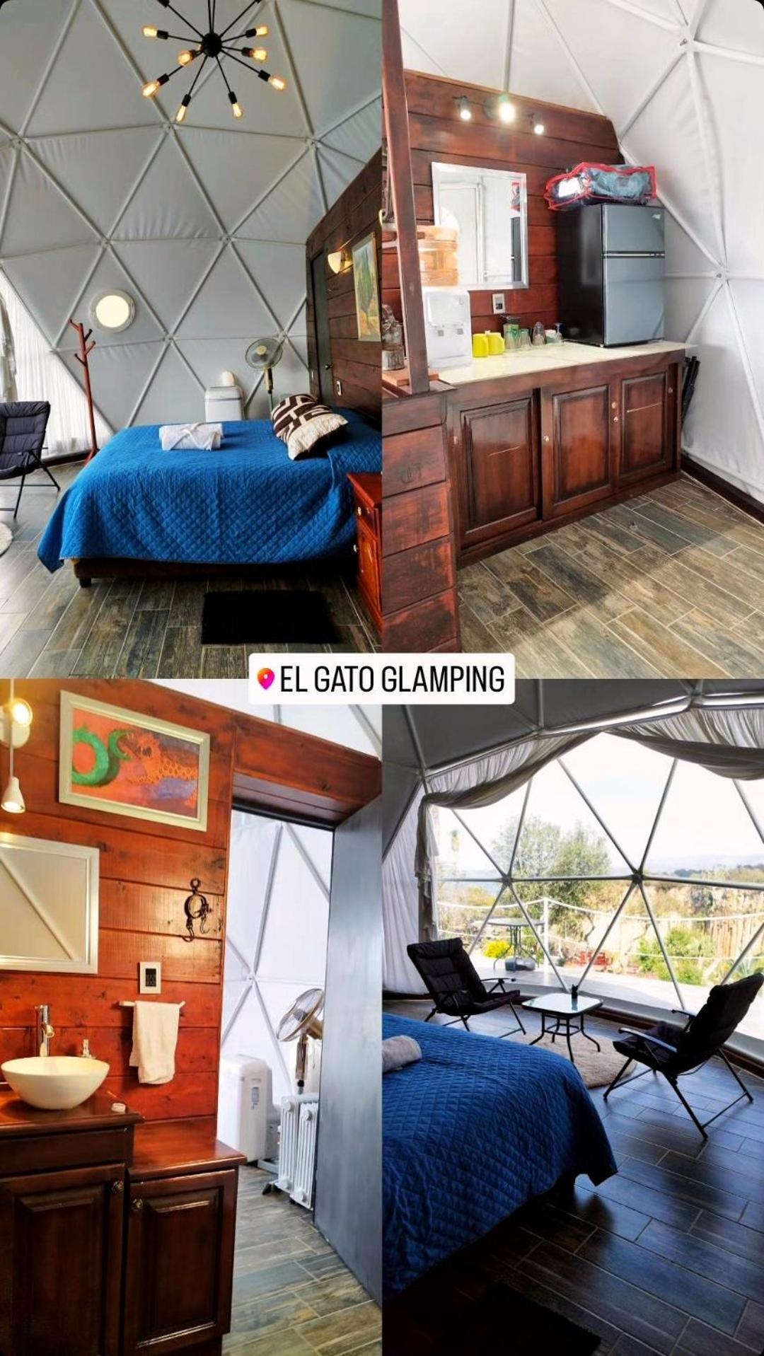 El Gato Glamping Con Vista A Prismas Basalticos 호텔 우아스카 데 오캄포 외부 사진