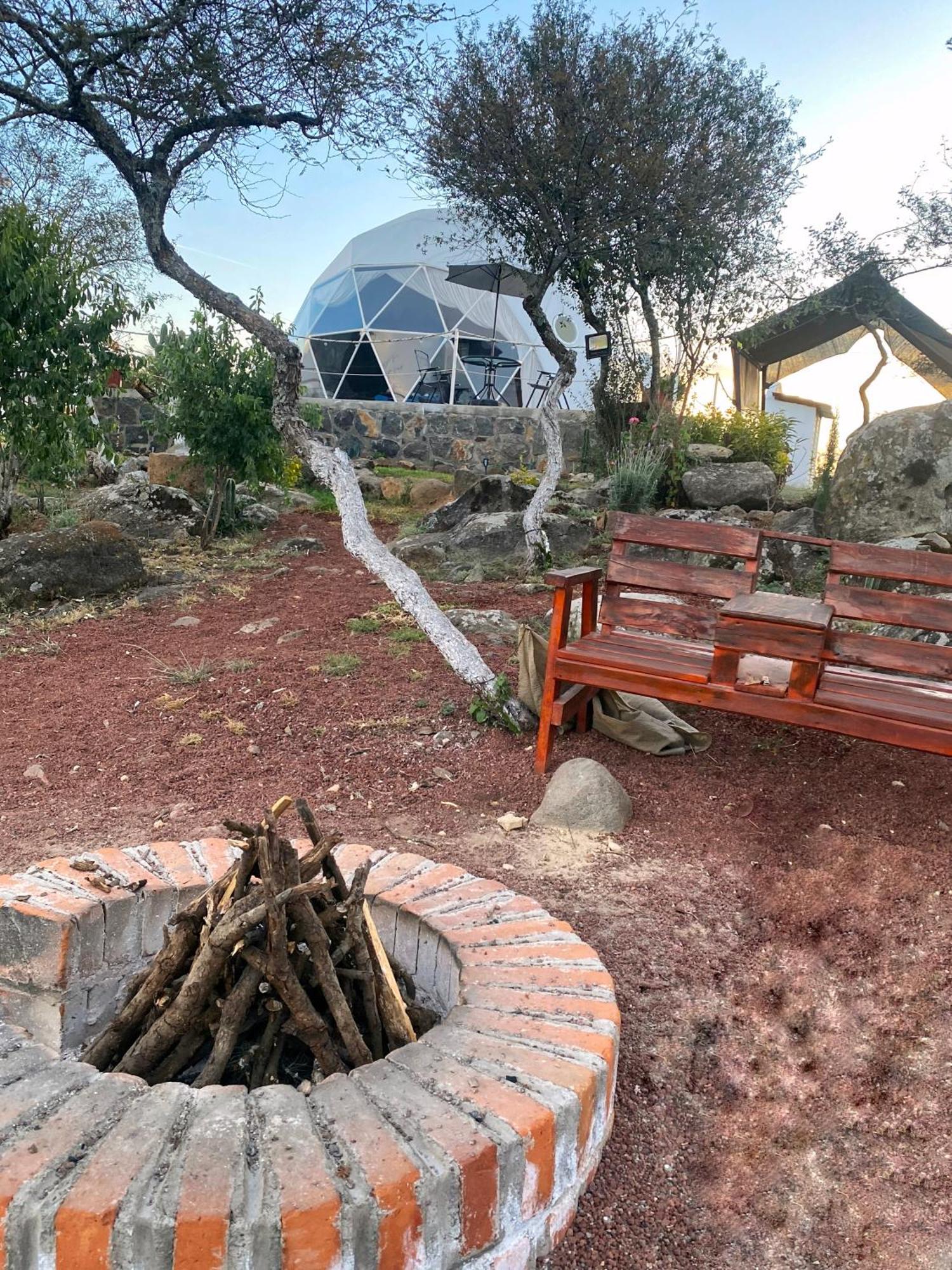 El Gato Glamping Con Vista A Prismas Basalticos 호텔 우아스카 데 오캄포 외부 사진