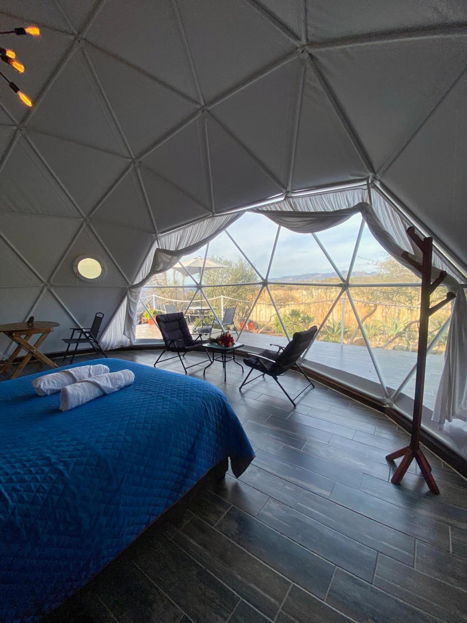 El Gato Glamping Con Vista A Prismas Basalticos 호텔 우아스카 데 오캄포 외부 사진