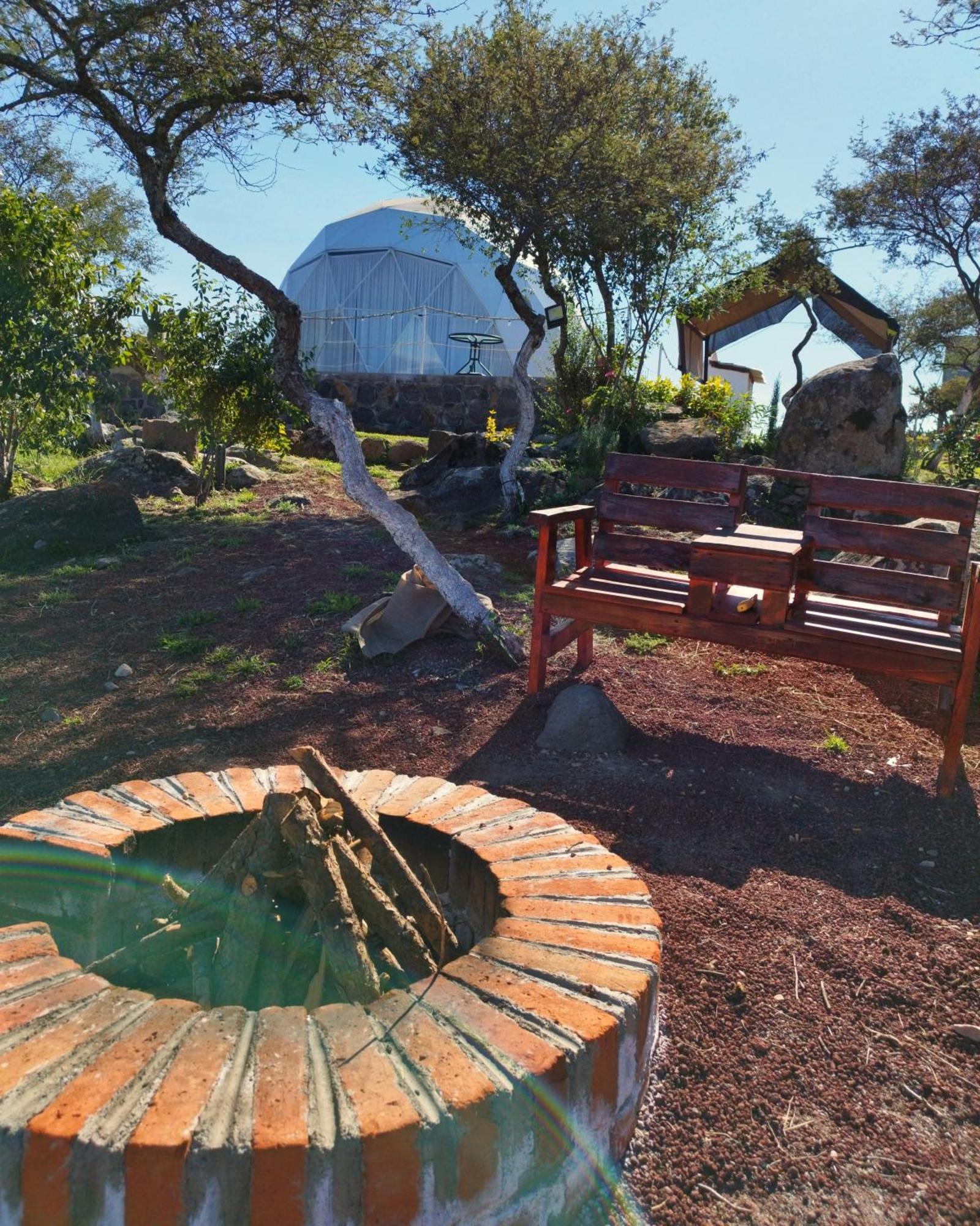 El Gato Glamping Con Vista A Prismas Basalticos 호텔 우아스카 데 오캄포 외부 사진