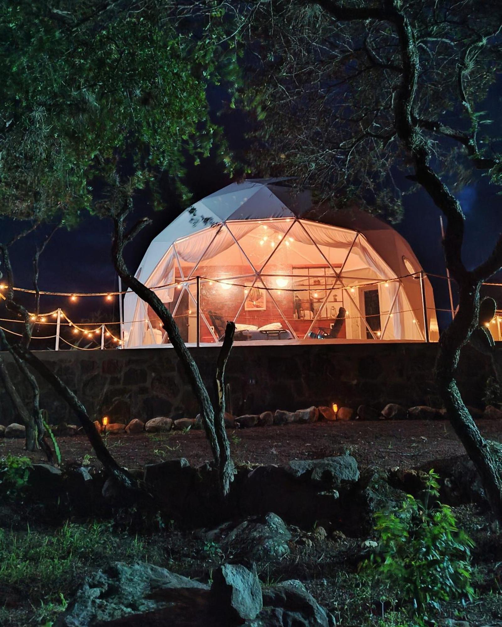 El Gato Glamping Con Vista A Prismas Basalticos 호텔 우아스카 데 오캄포 외부 사진
